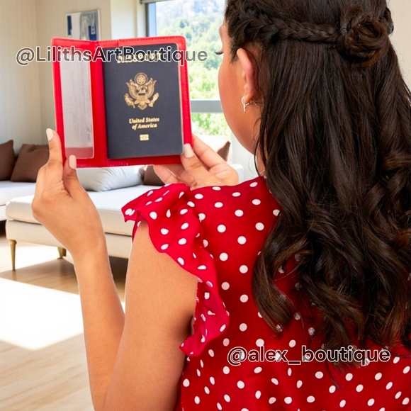 Disney NIP Mickey & Minnie "Adventure Awaits" Passport Holder | Official License - Picture 3 of 6